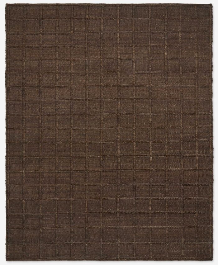 Textured Grid Rug