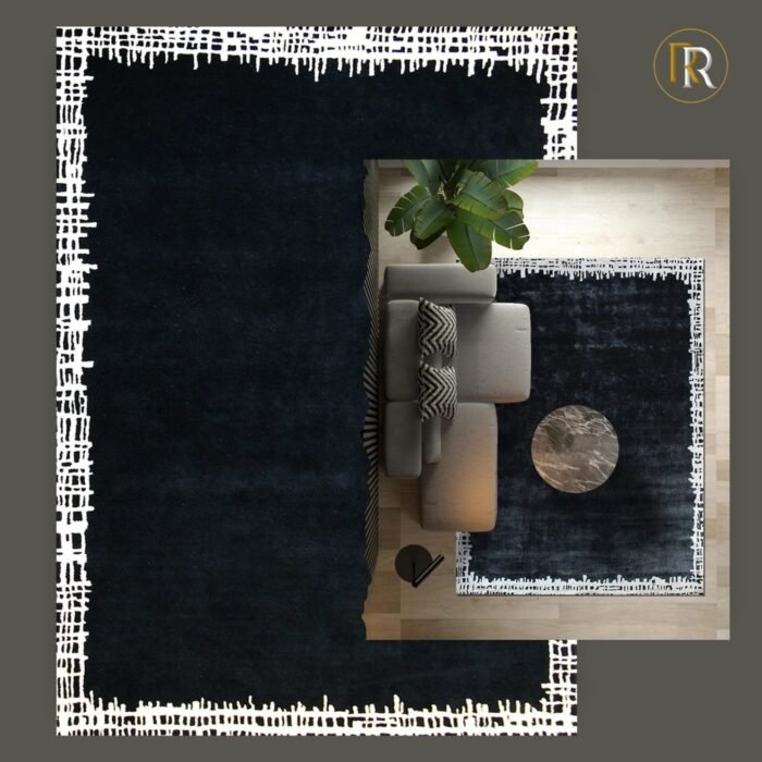 Monochrome Grid Ebony