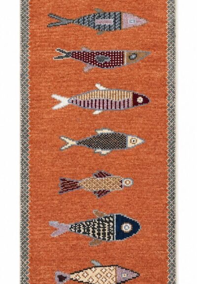 Boho Fish Runner Rug