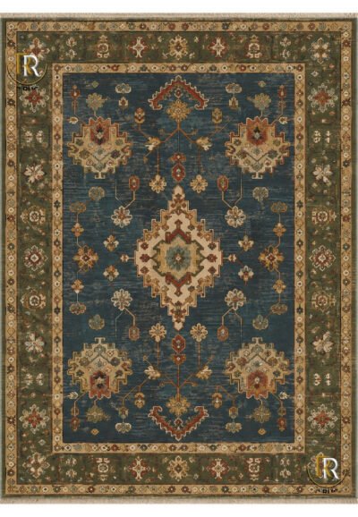 Indigo Garden Medallion