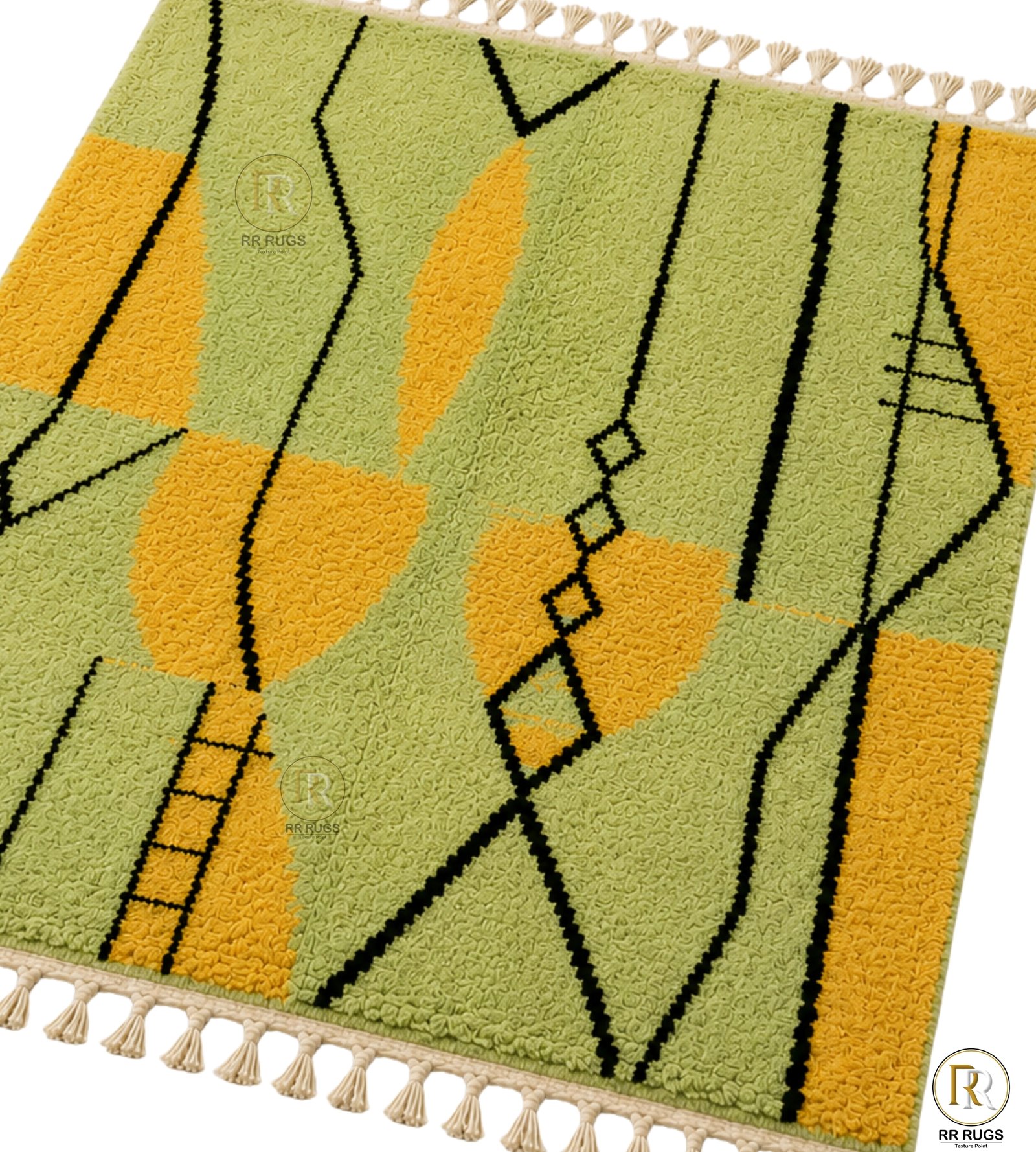 Saffron Moroccan Wool Rug