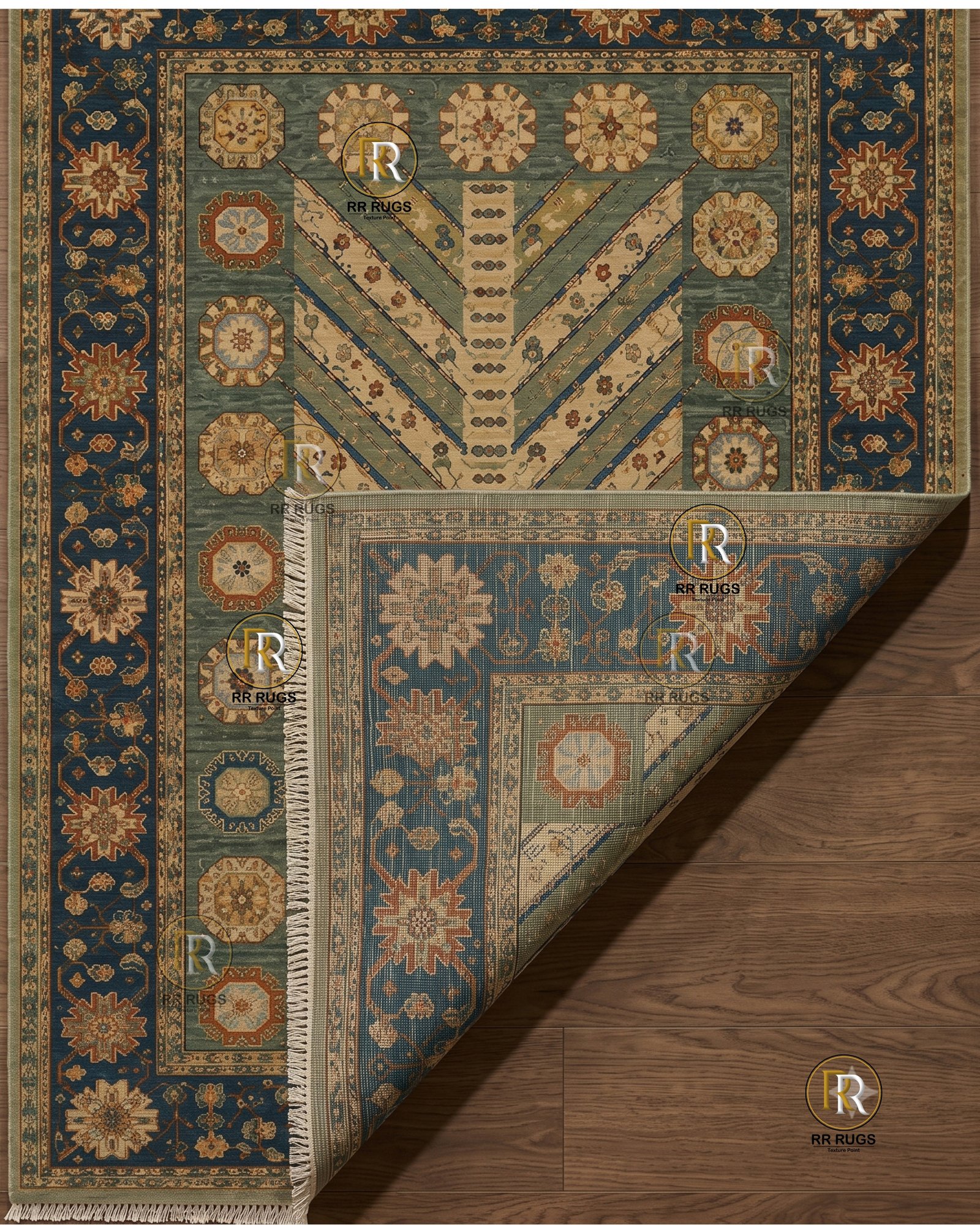 Heritage Chevron Tree of Life Oushak