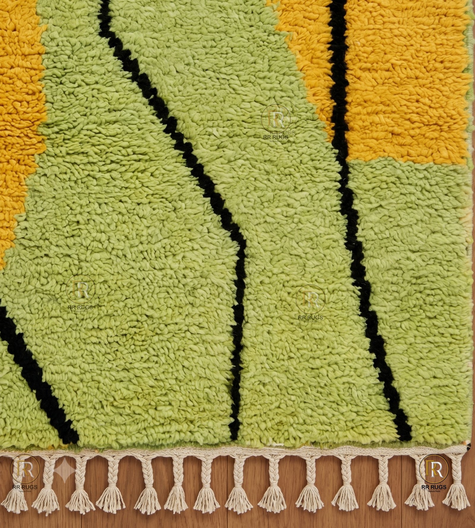Saffron Moroccan Wool Rug