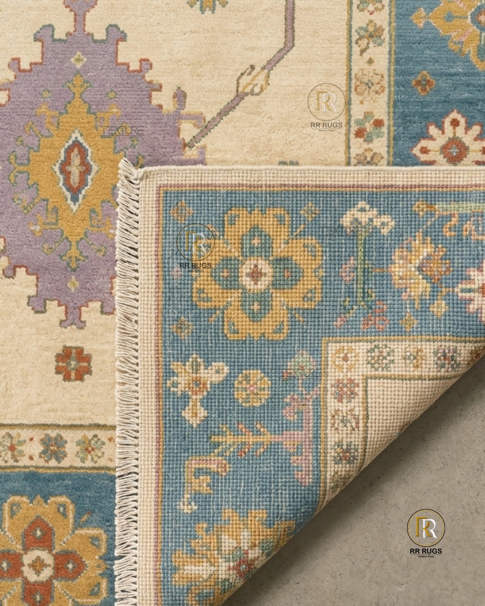 Mirage Ivory Tribal Medallion Wool Rug
