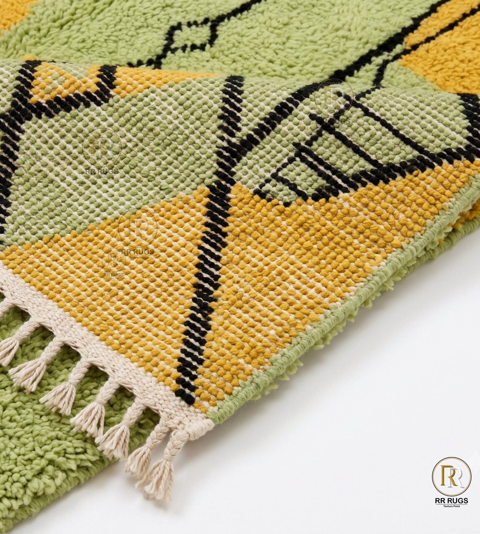 Saffron Moroccan Wool Rug