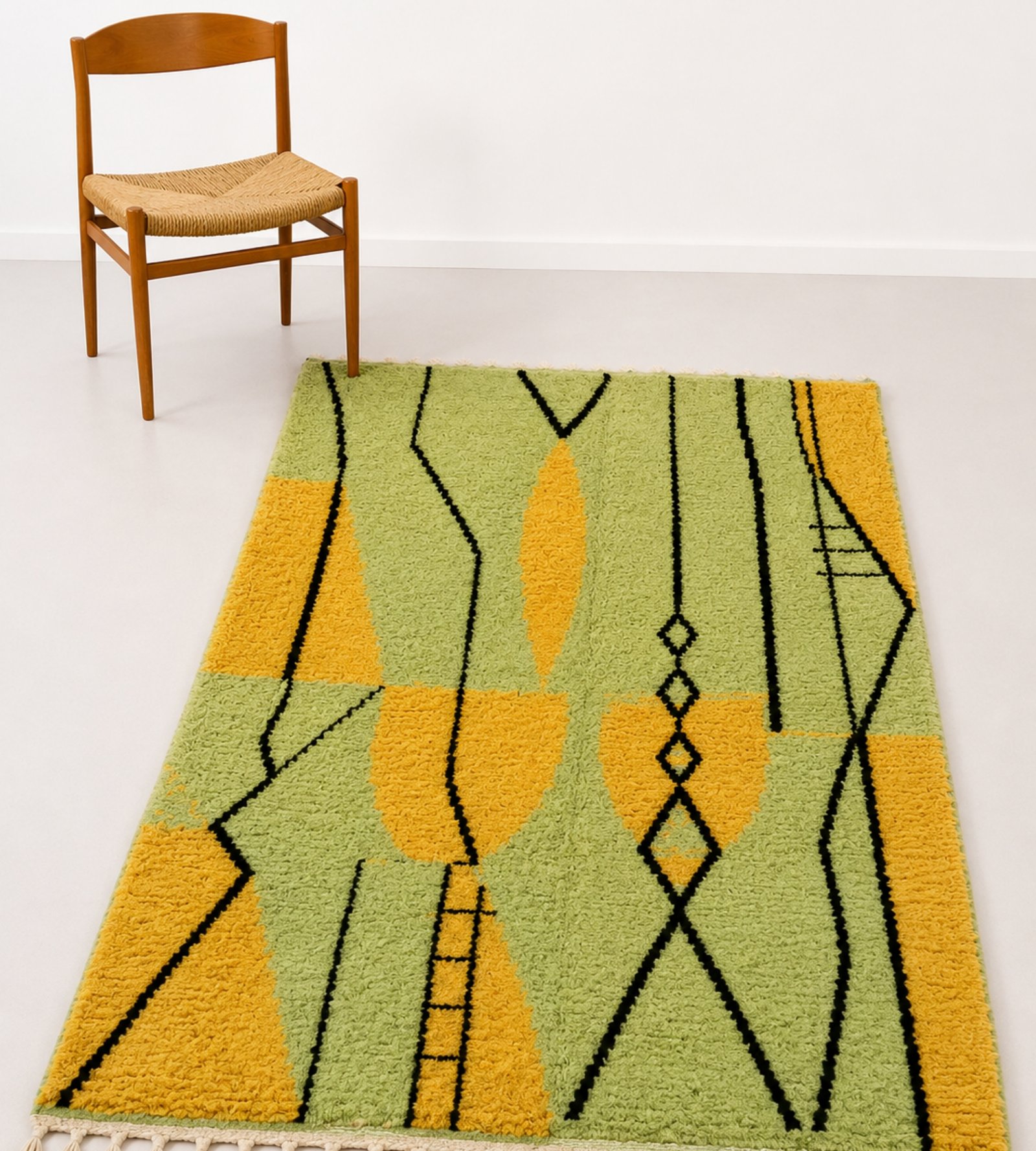 Saffron Moroccan Wool Rug