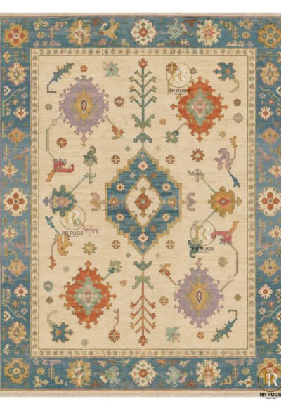 Mirage Ivory Tribal Medallion Wool Rug